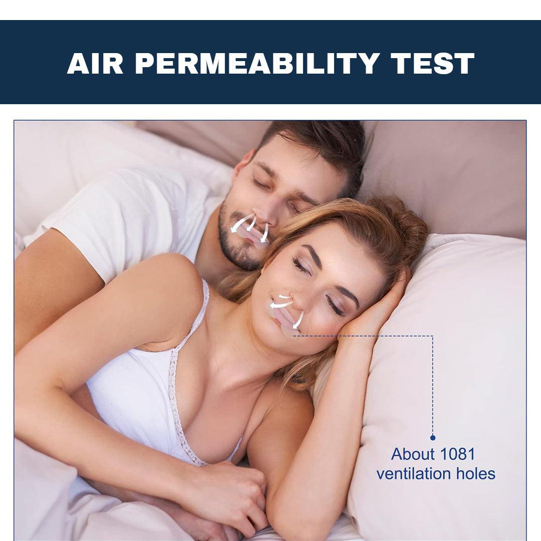 Mouth Taping for Sleep - Better Nose Breathing Instant Snoring Relief Strips Gentle Mouth Tape Personal Care - Tophatter Daily Deals