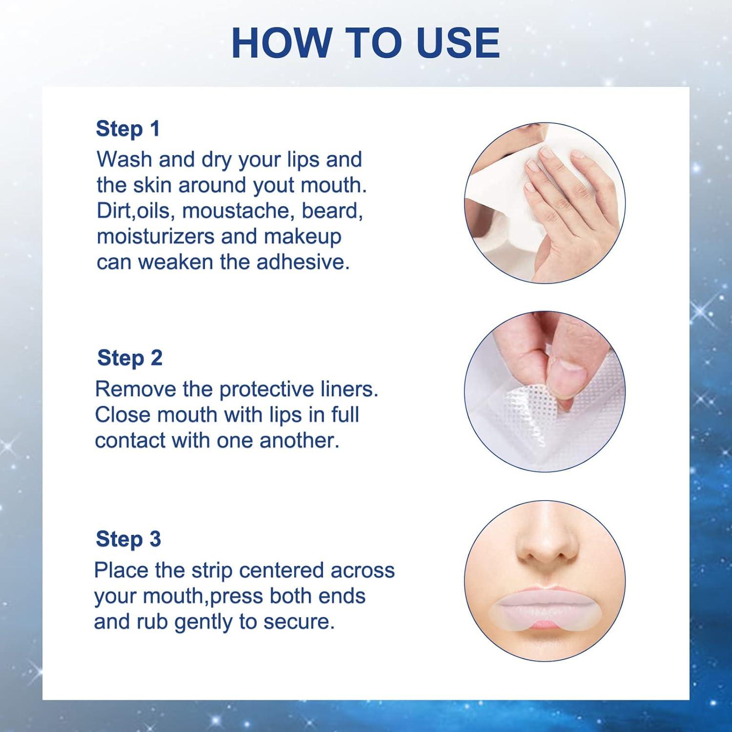 Mouth Taping for Sleep - Better Nose Breathing Instant Snoring Relief Strips Gentle Mouth Tape Personal Care - Tophatter Daily Deals