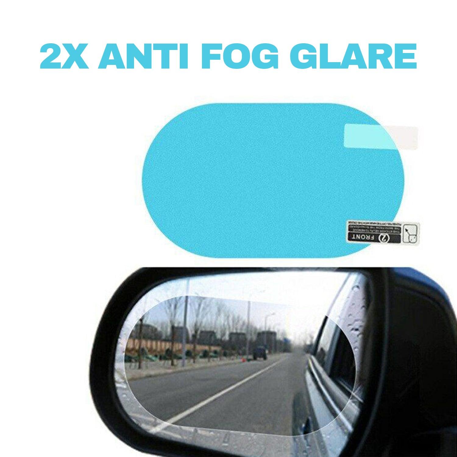 Anti Fog Film - 2x Car Anti-fog Rainproof Sticker Side Mirror Window Protective Film Rain Shield Car Accessories - Tophatter Daily Deals
