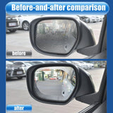 Anti Fog Film - 2x Car Anti-fog Rainproof Sticker Side Mirror Window Protective Film Rain Shield Car Accessories - Tophatter Daily Deals