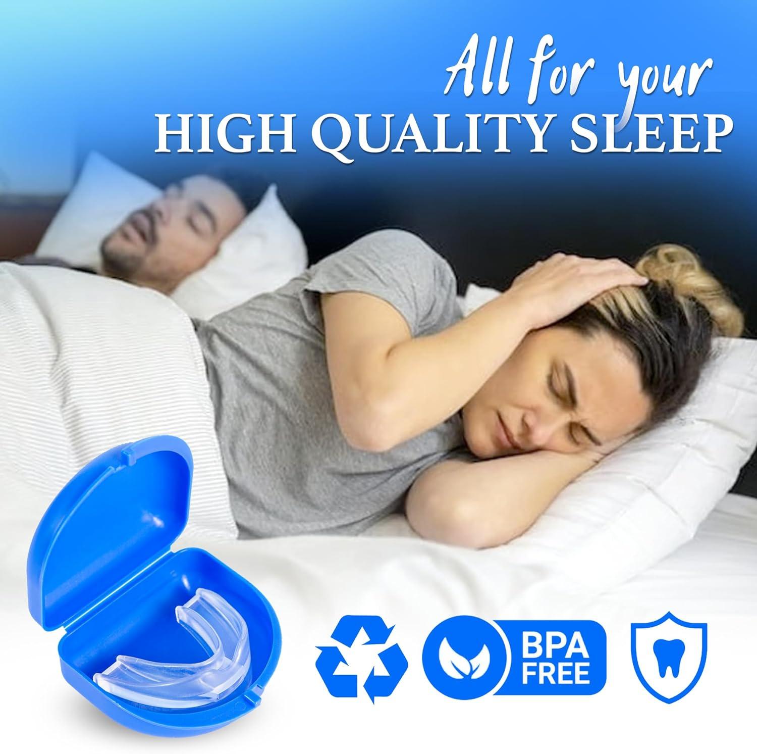 Mouthguard for Snoring - NHS Snore Stopper Anti Snoring Mouth Guard Device Sleep Aid Stop Apnoea Health & Beauty - Tophatter Daily Deals
