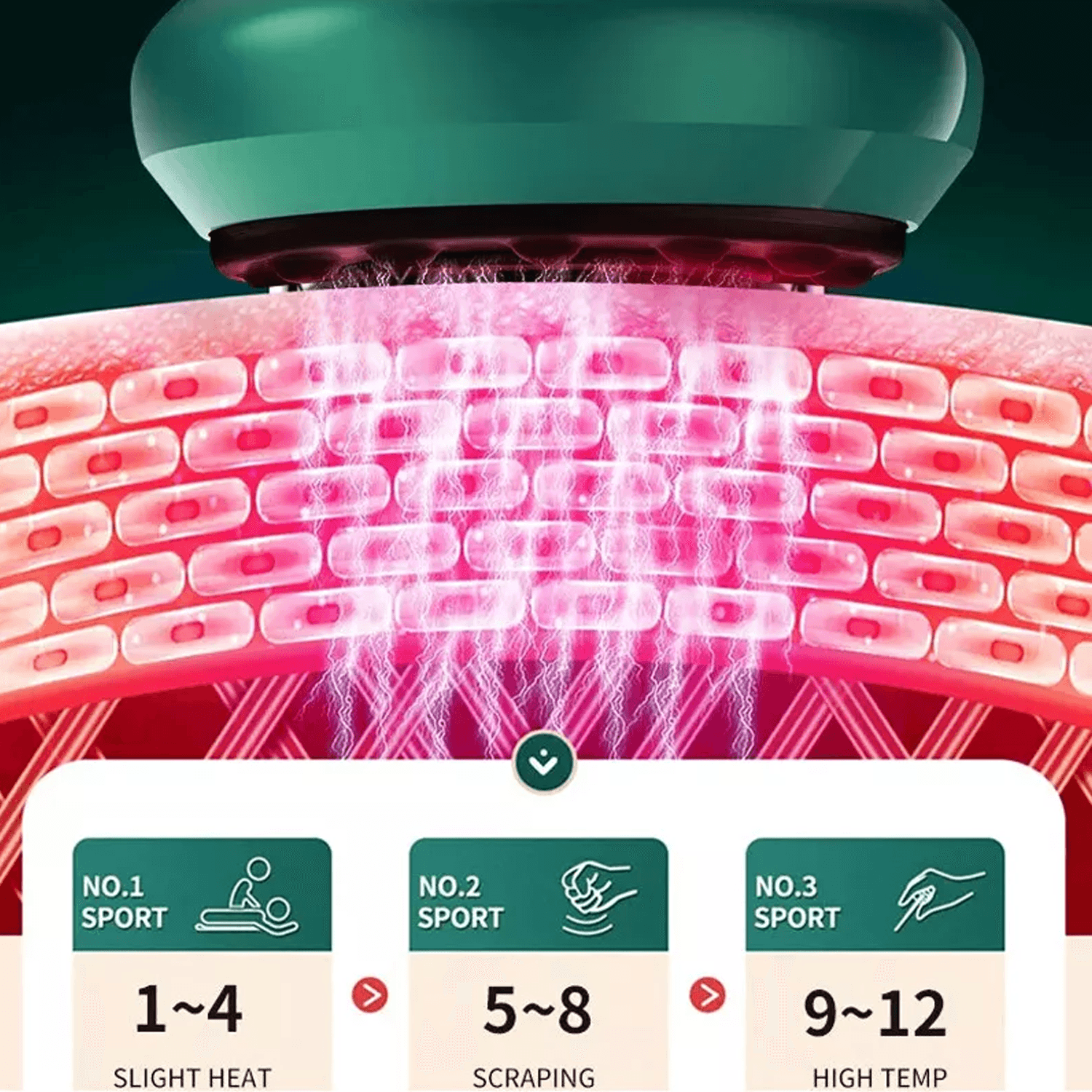 Electric Cupping Therapy Machine - 12 levels Electric Cupping Massager Vacuum Suction Cup anti Cellulite Beauty Health Care - Tophatter Daily Deals