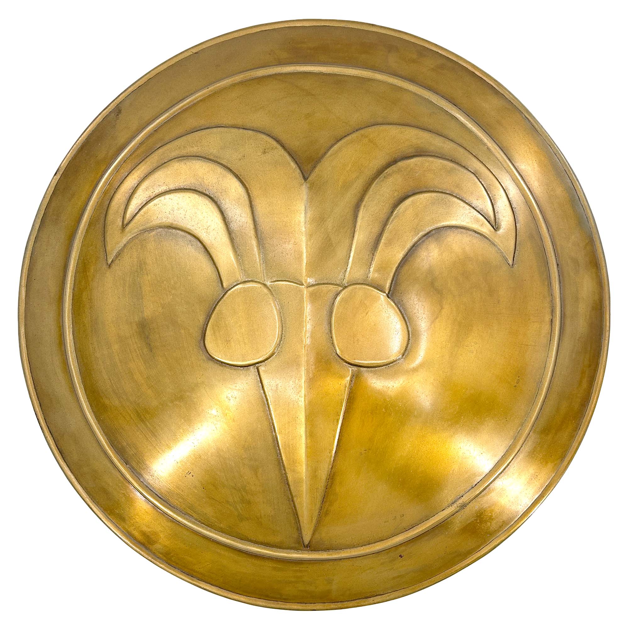 Antiqued Greek Cimmerian Barbarian Ram's Head Battle Shield Shield - Tophatter Daily Deals