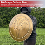 Antiqued Greek Cimmerian Barbarian Ram's Head Battle Shield Shield - Tophatter Daily Deals