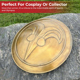 Antiqued Greek Cimmerian Barbarian Ram's Head Battle Shield Shield - Tophatter Daily Deals