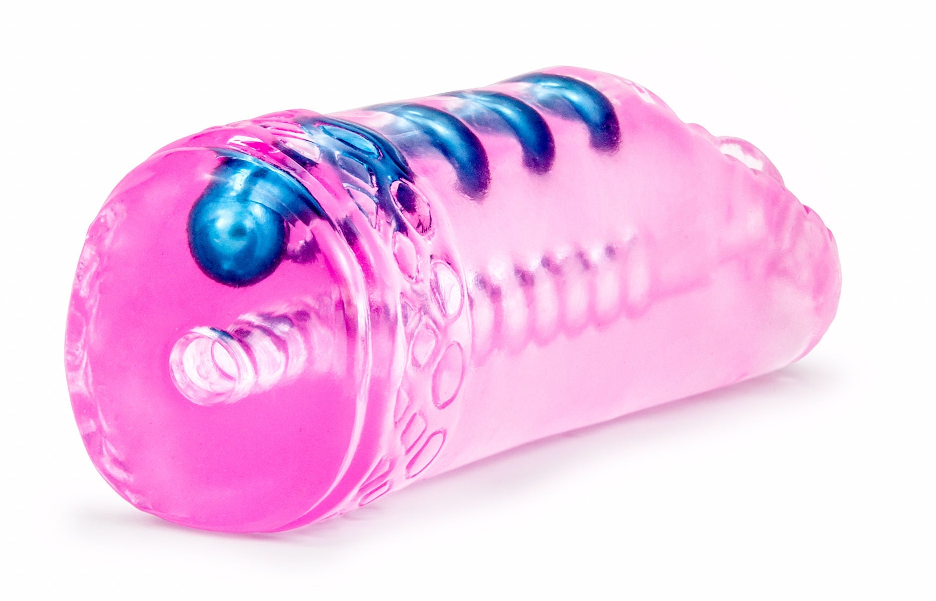 Sexy Pink Masturbator Sleeve with Soft Pleasure Pearls 5.5 Inch > Sex Toys For Men > Masturbators > Manual - Tophatter Daily Deals