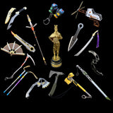 Mini Scale Bloodhound Wraith Gibraltar Mirage Wattson Crypto Valkyrie Heirloom Metal Crafts 16 in 1 Pack - Tophatter Daily Deals