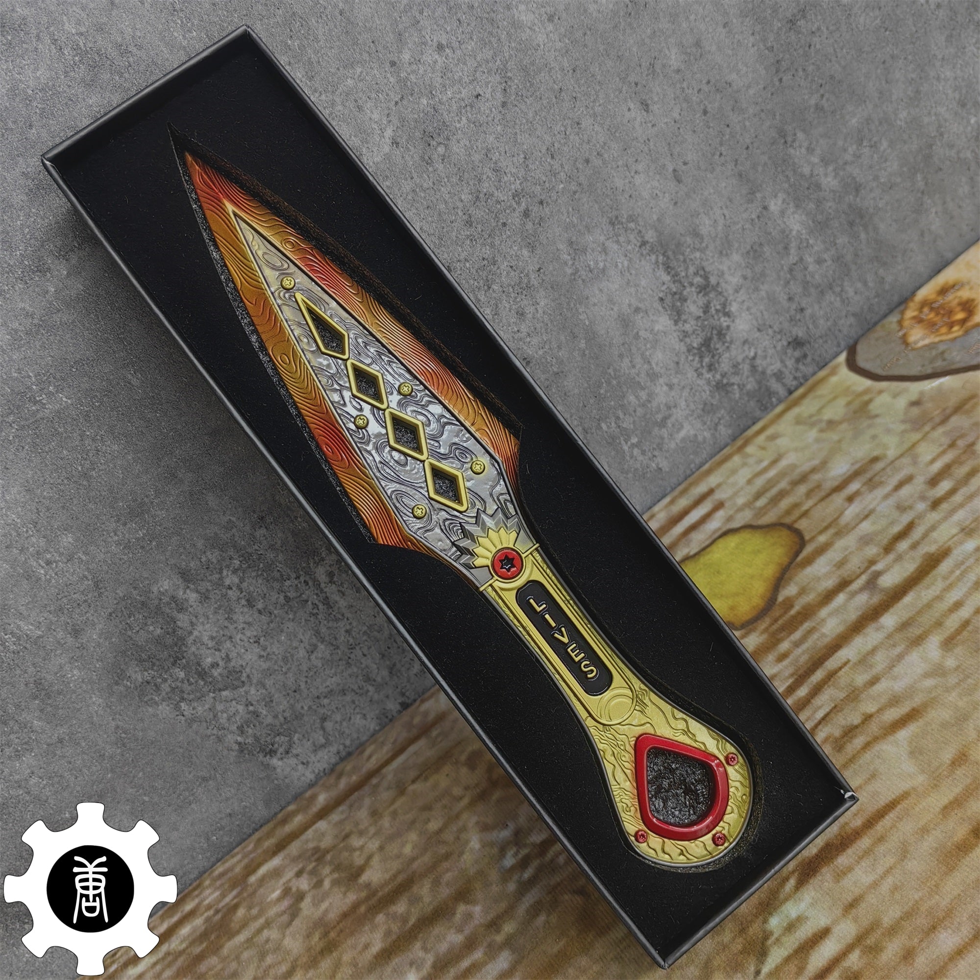 Wraith Kunai Remake Metal Replica USA Only - Tophatter Daily Deals