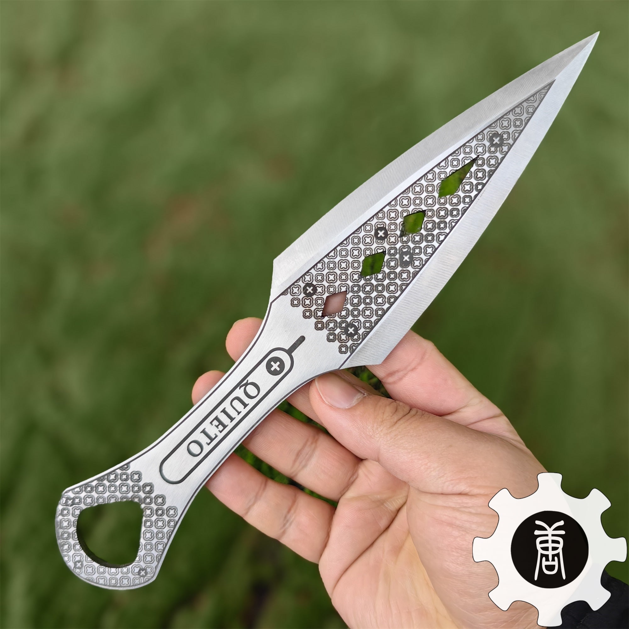 Hand-Forged Steel Wraith Heirloom Kunai Blunt Blade Replica - Tophatter Daily Deals