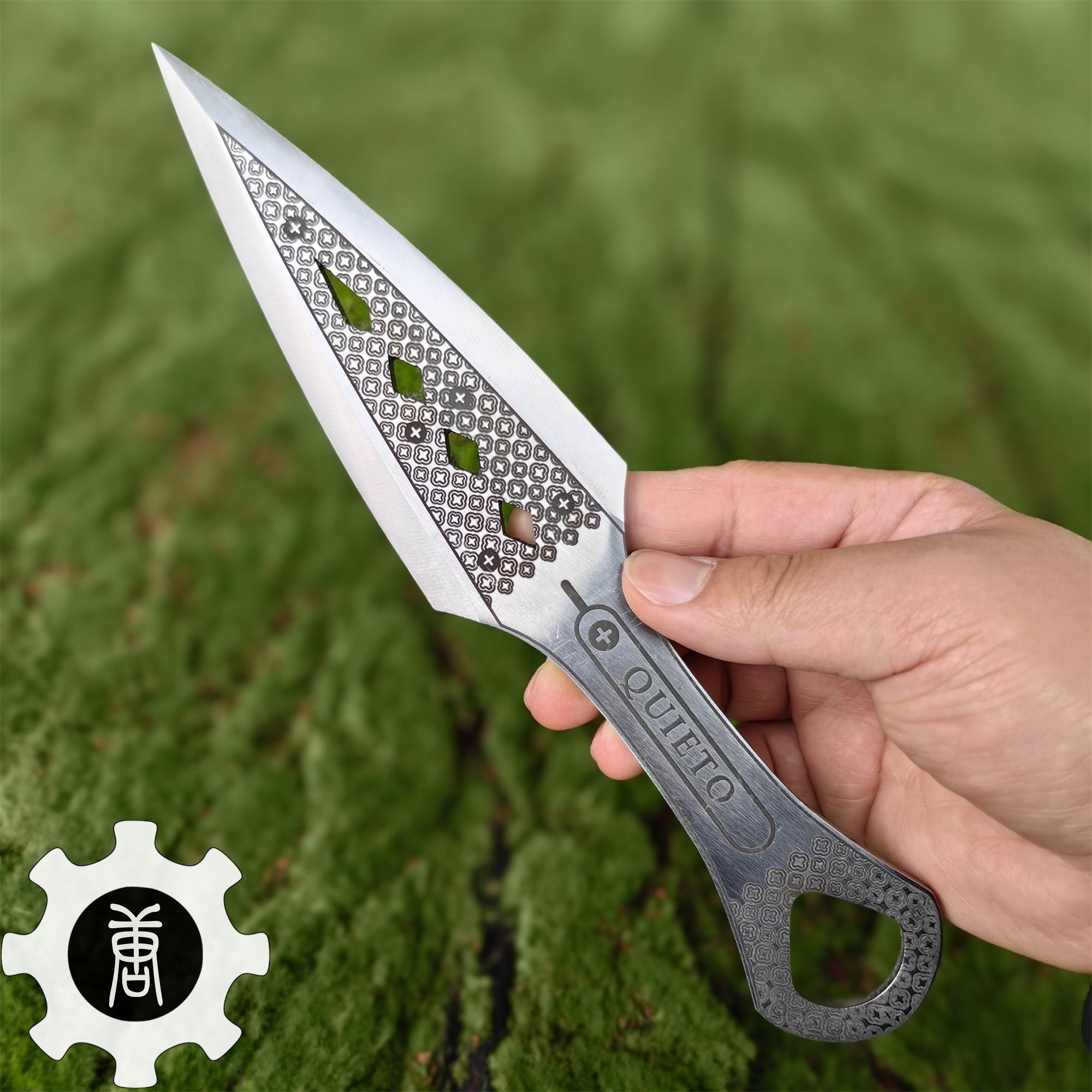 Hand-Forged Steel Wraith Heirloom Kunai Blunt Blade Replica - Tophatter Daily Deals