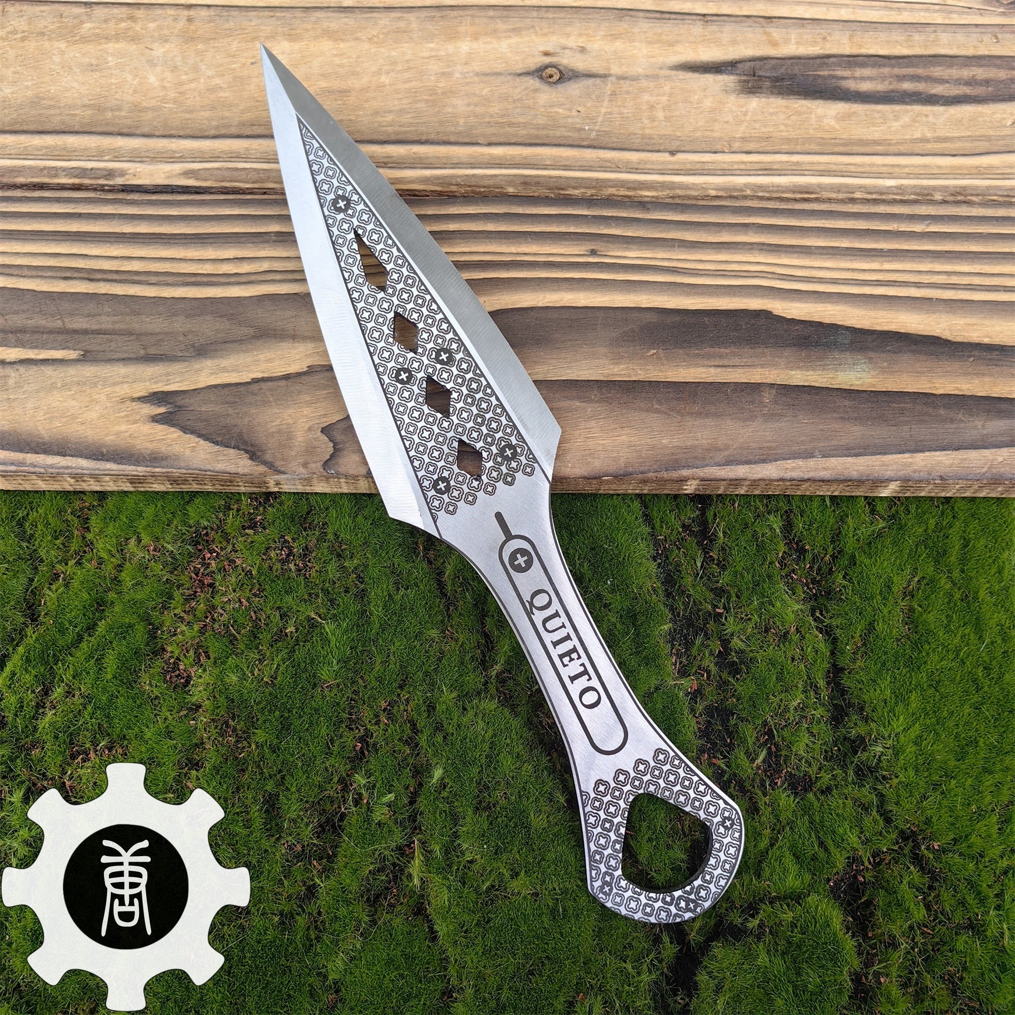 Hand-Forged Steel Wraith Heirloom Kunai Blunt Blade Replica Steel Kunai Only - Tophatter Daily Deals