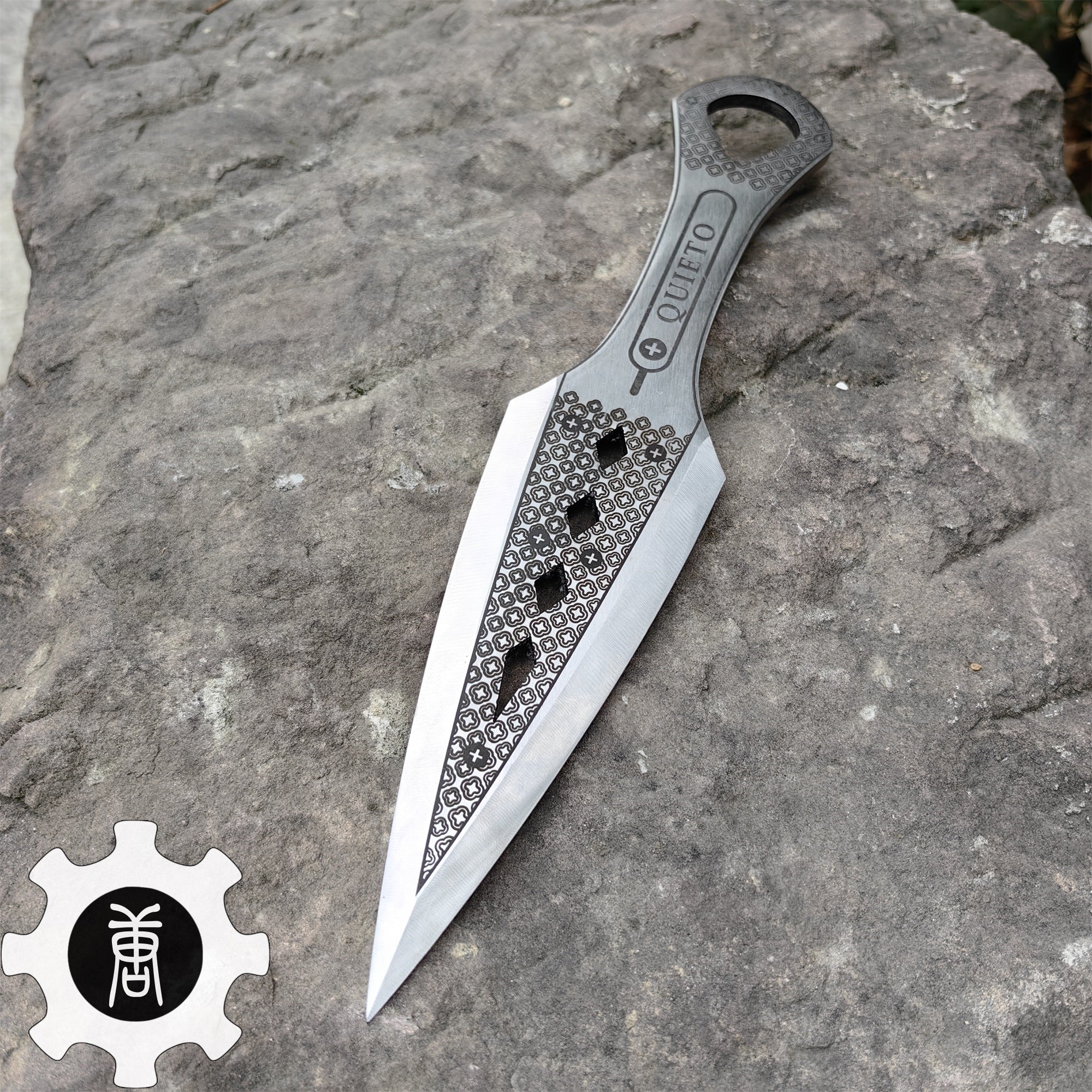 Hand-Forged Steel Wraith Heirloom Kunai Blunt Blade Replica - Tophatter Daily Deals