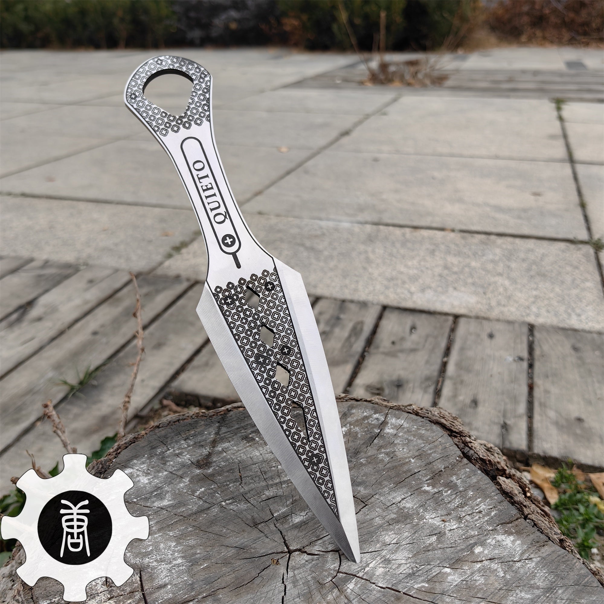 Hand-Forged Steel Wraith Heirloom Kunai Blunt Blade Replica - Tophatter Daily Deals