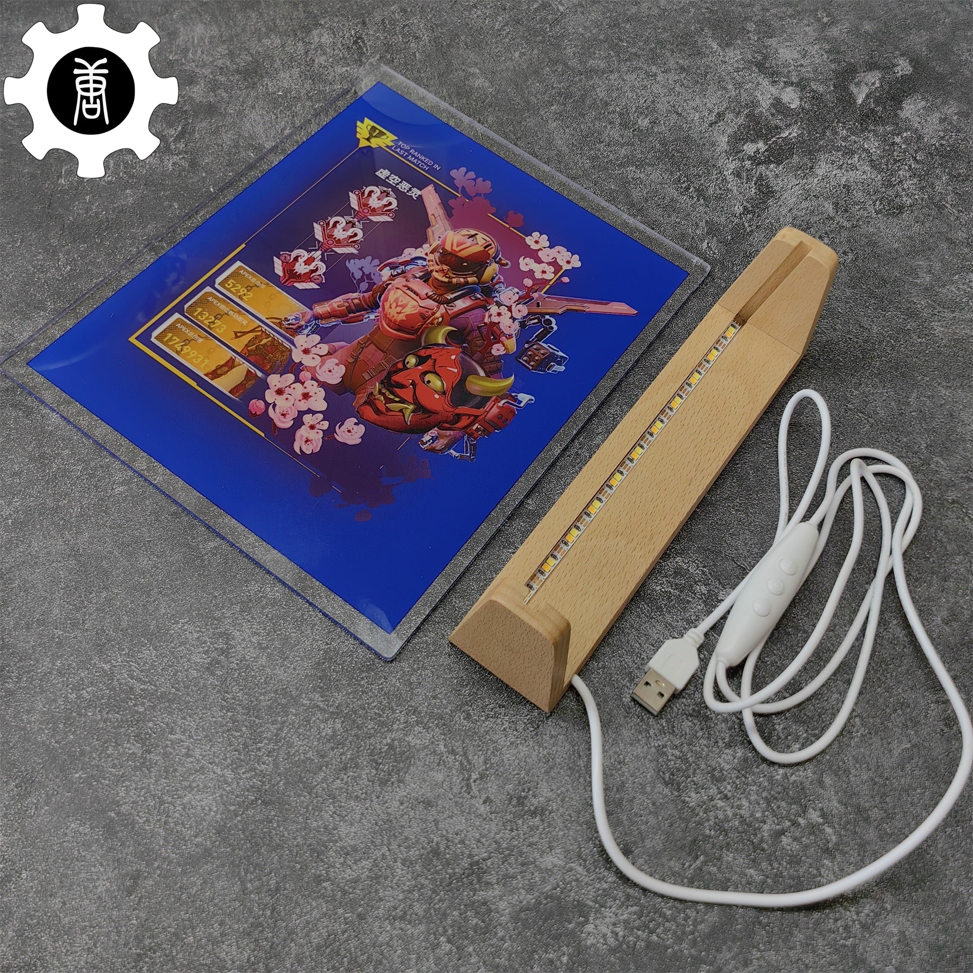 Customized Champion Banner LED Lamp Night Light - Tophatter Daily Deals