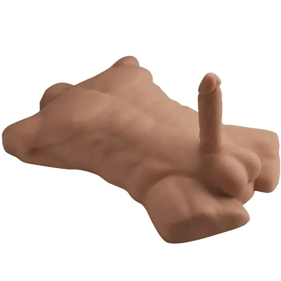 Silexd 7 Inch Apollo Torso and Dildo Liquid Silicone Caramel > Sex Toys > Sex Dolls > Premium - Tophatter Daily Deals
