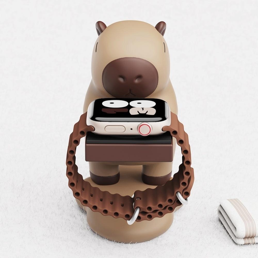 Apple Watch Capybara Charger Holder Decor - Tophatter Daily Deals