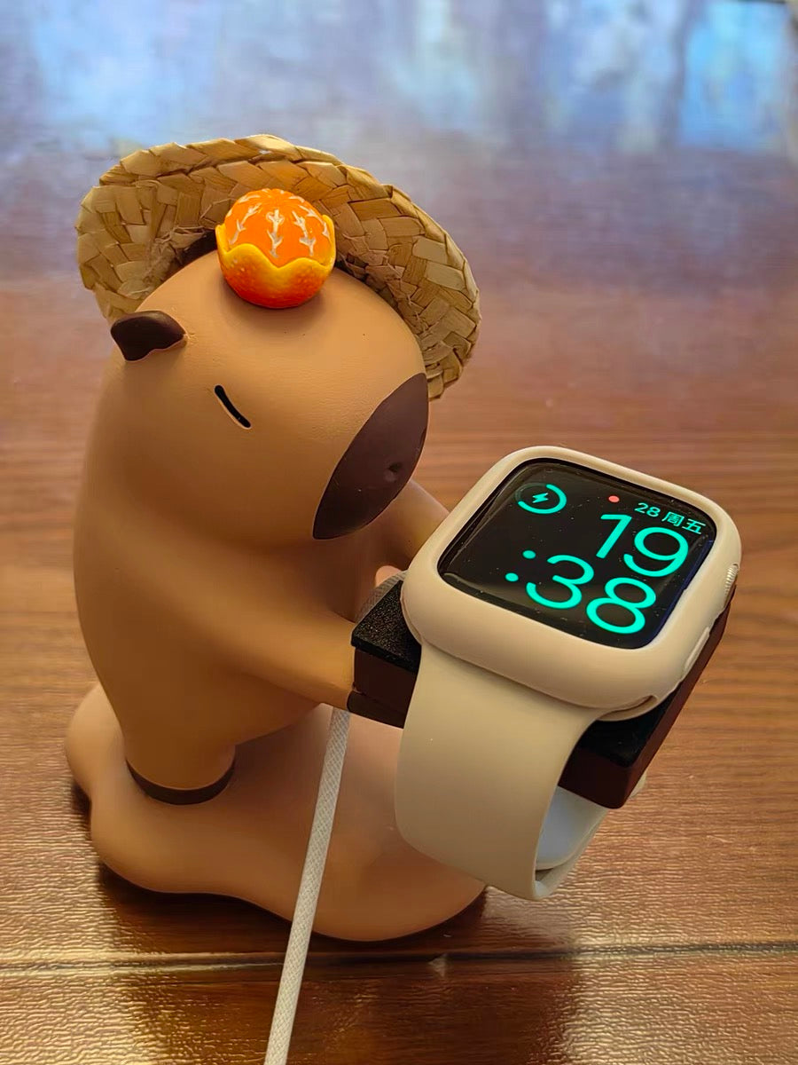 Apple Watch Capybara Charger Holder Decor - Tophatter Daily Deals