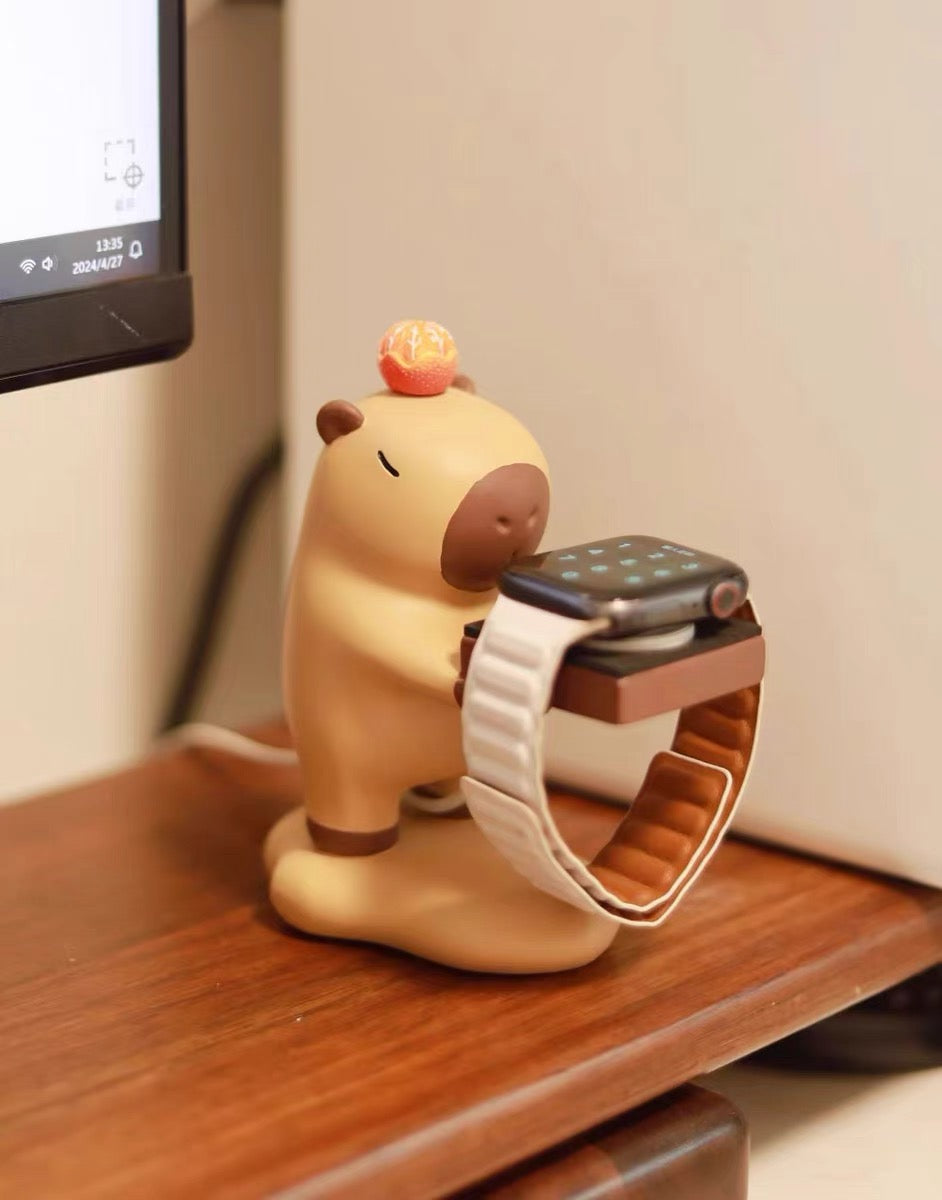 Apple Watch Capybara Charger Holder Decor - Tophatter Daily Deals