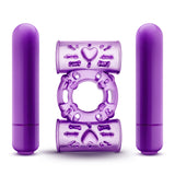 Play With Me Double Play – Dual Vibrating Cock Ring > Cock Ring > Vibrating - Tophatter Daily Deals