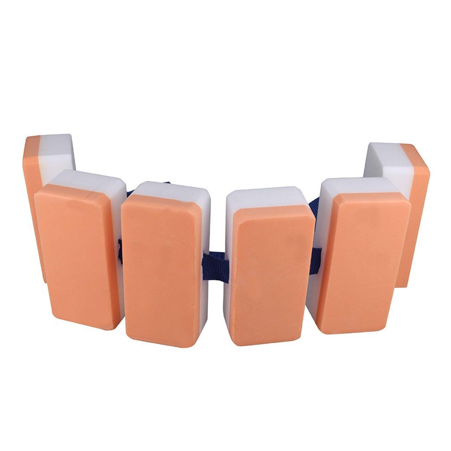 Swimming Float Belt - Swimming Floatation Belt, Swimming Kickboard Fitness Aqua Aerobics Belt for Water Sports Swimming Float Belt 6 Blocks Swimming - Tophatter Daily Deals