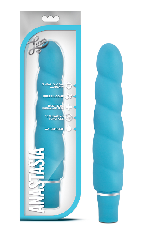 Blush Luxe Anastasia Silicone Vibrator Aqua Bullets - Tophatter Daily Deals