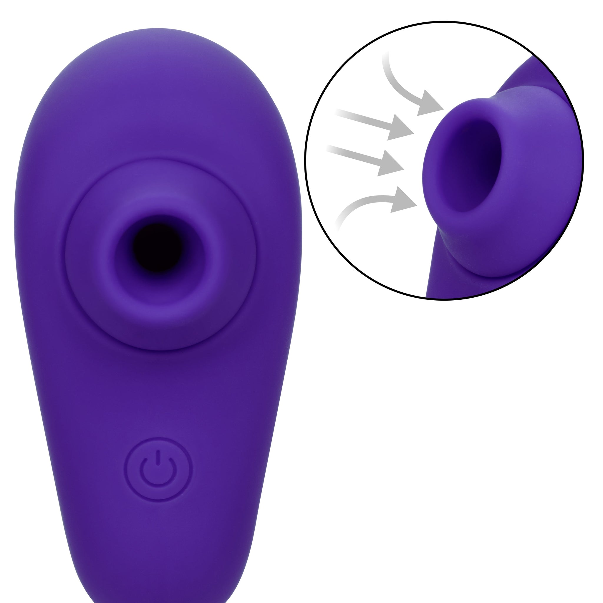 Neon Vibes The Kissing Vibe Purple Silicone Handheld Massager with 10 Functions and Rechargeable > Vibrators > Finger Vibrators - Tophatter Daily Deals