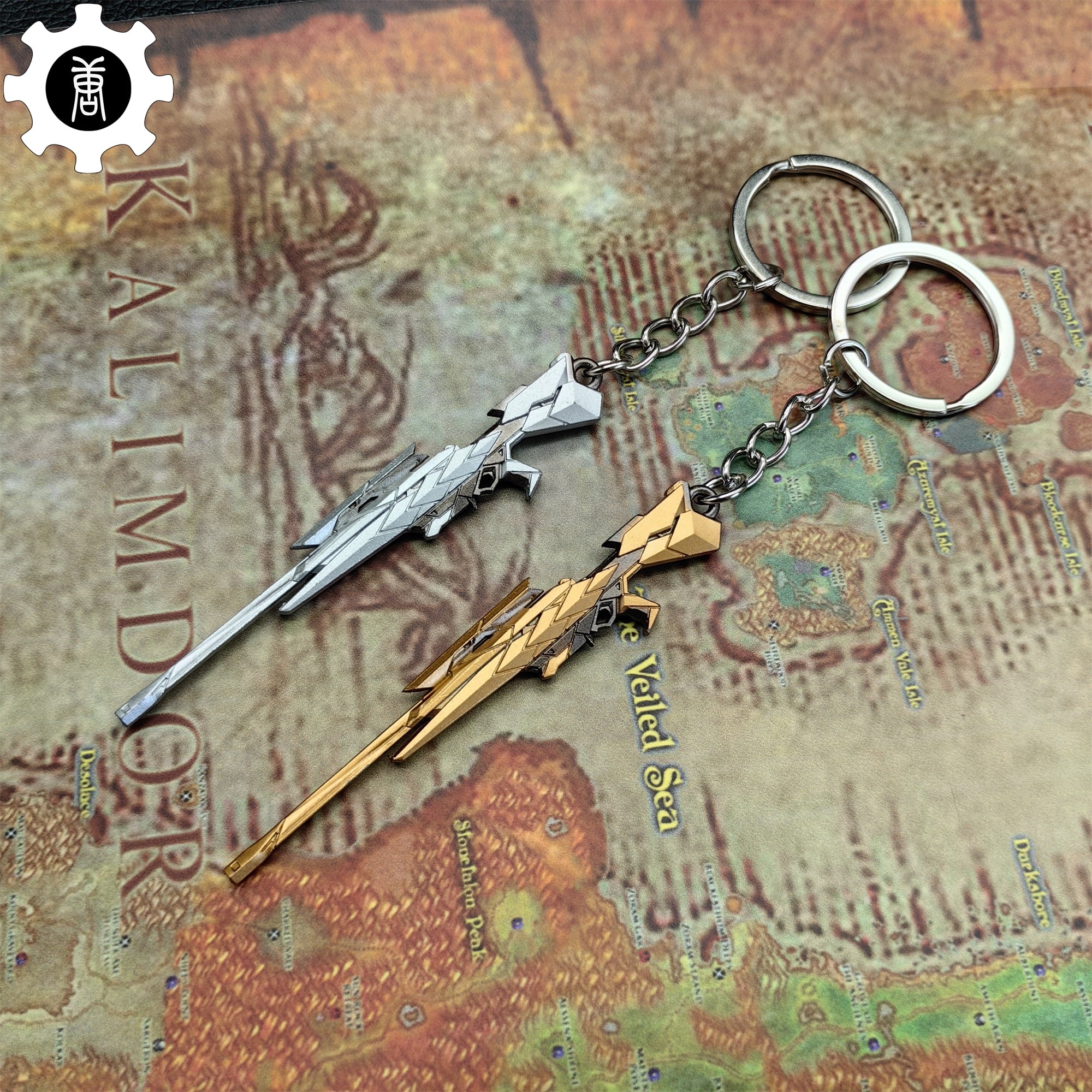 Metal Araxys Operator Gun Tiny Keychain Pendant - Tophatter Daily Deals