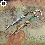 Metal Araxys Operator Gun Tiny Keychain Pendant - Tophatter Daily Deals