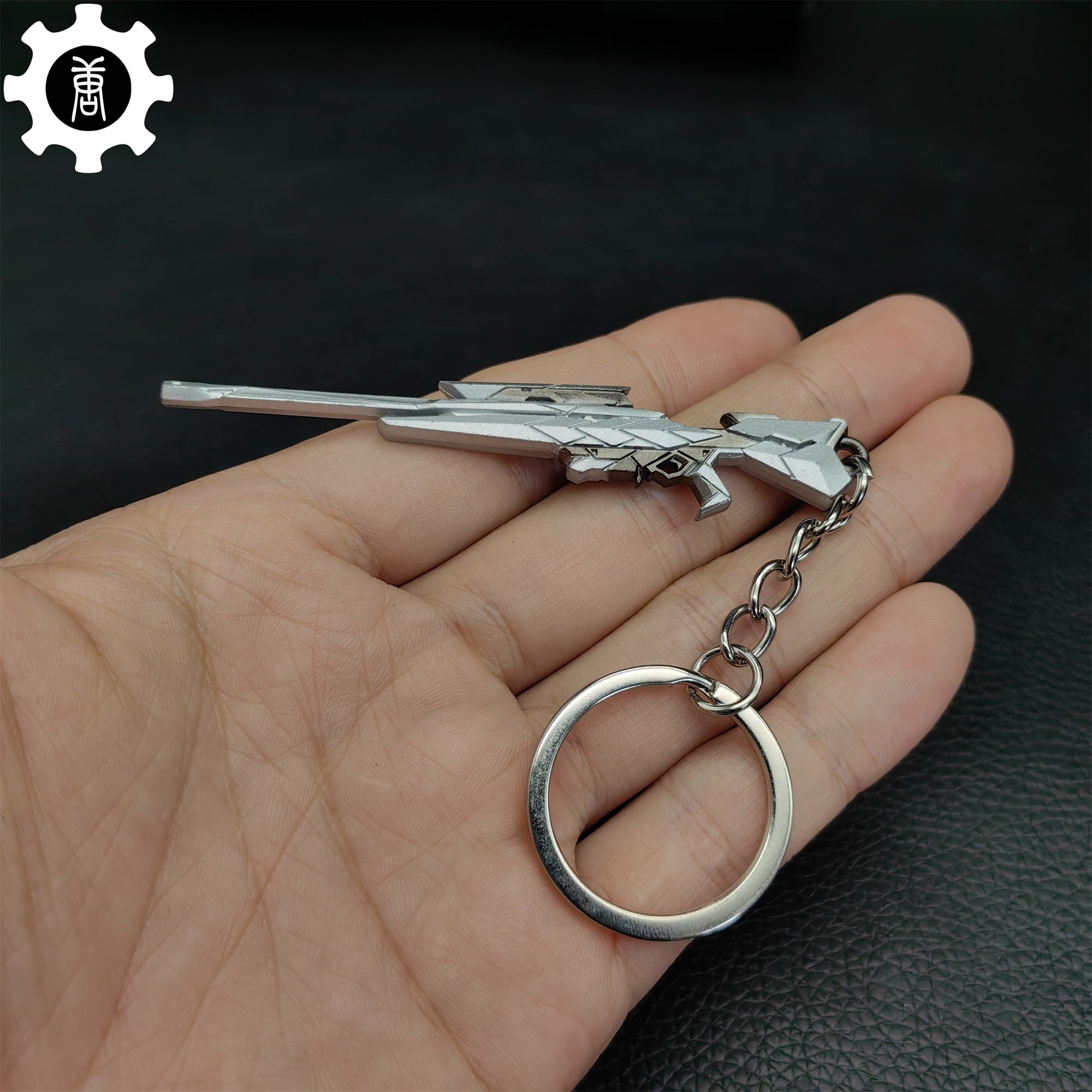 Metal Araxys Operator Gun Tiny Keychain Pendant Silvery - Tophatter Daily Deals