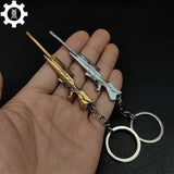 Metal Araxys Operator Gun Tiny Keychain Pendant 2 In 1 Pack - Tophatter Daily Deals