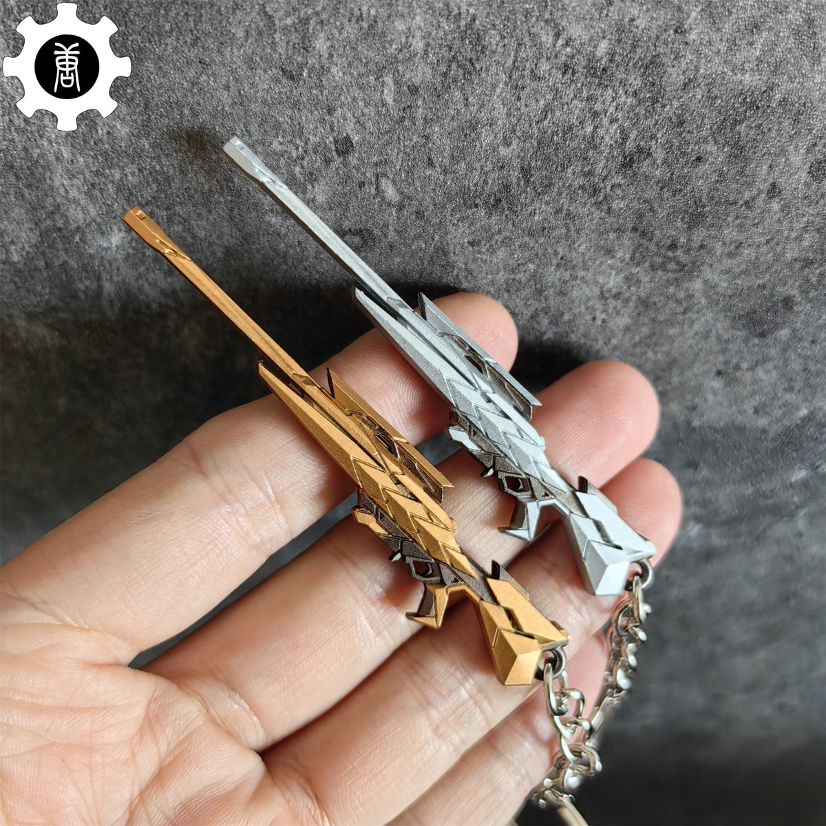 Metal Araxys Operator Gun Tiny Keychain Pendant - Tophatter Daily Deals