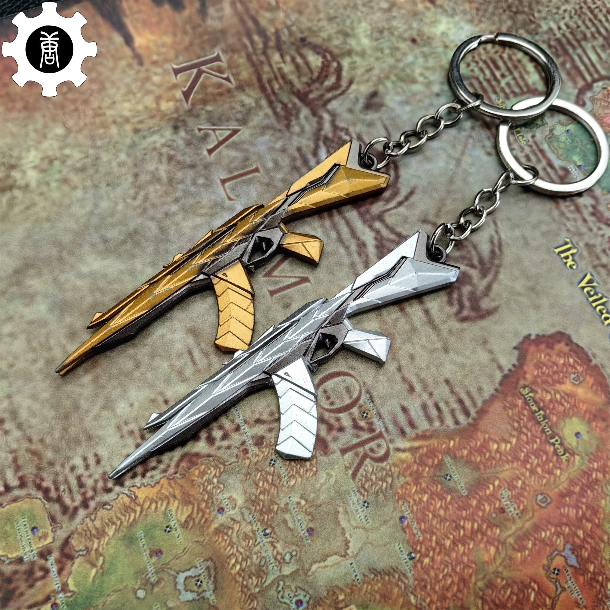 Metal Araxys Vandal Gun Tiny Keychain Pendant - Tophatter Daily Deals