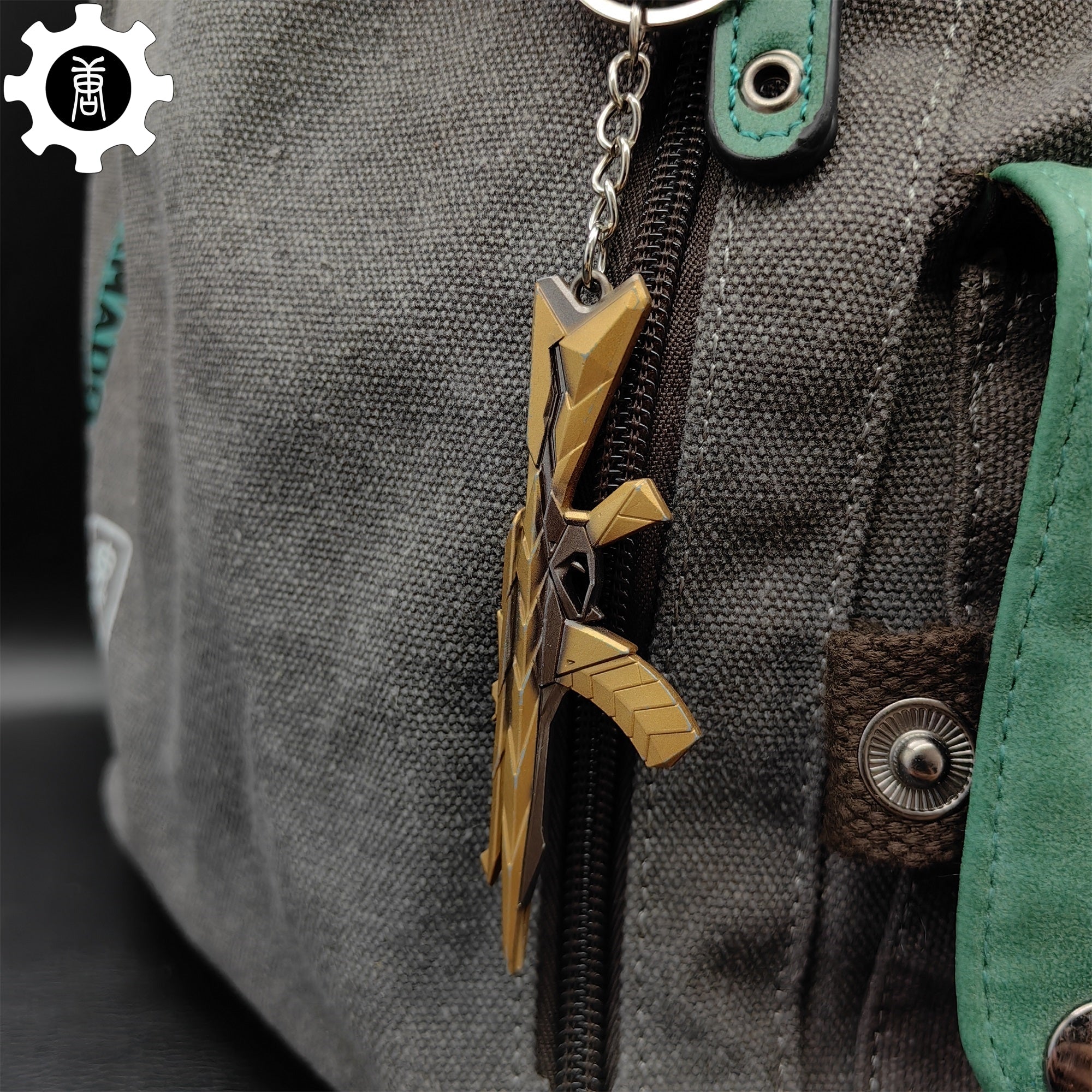 Metal Araxys Vandal Gun Tiny Keychain Pendant - Tophatter Daily Deals