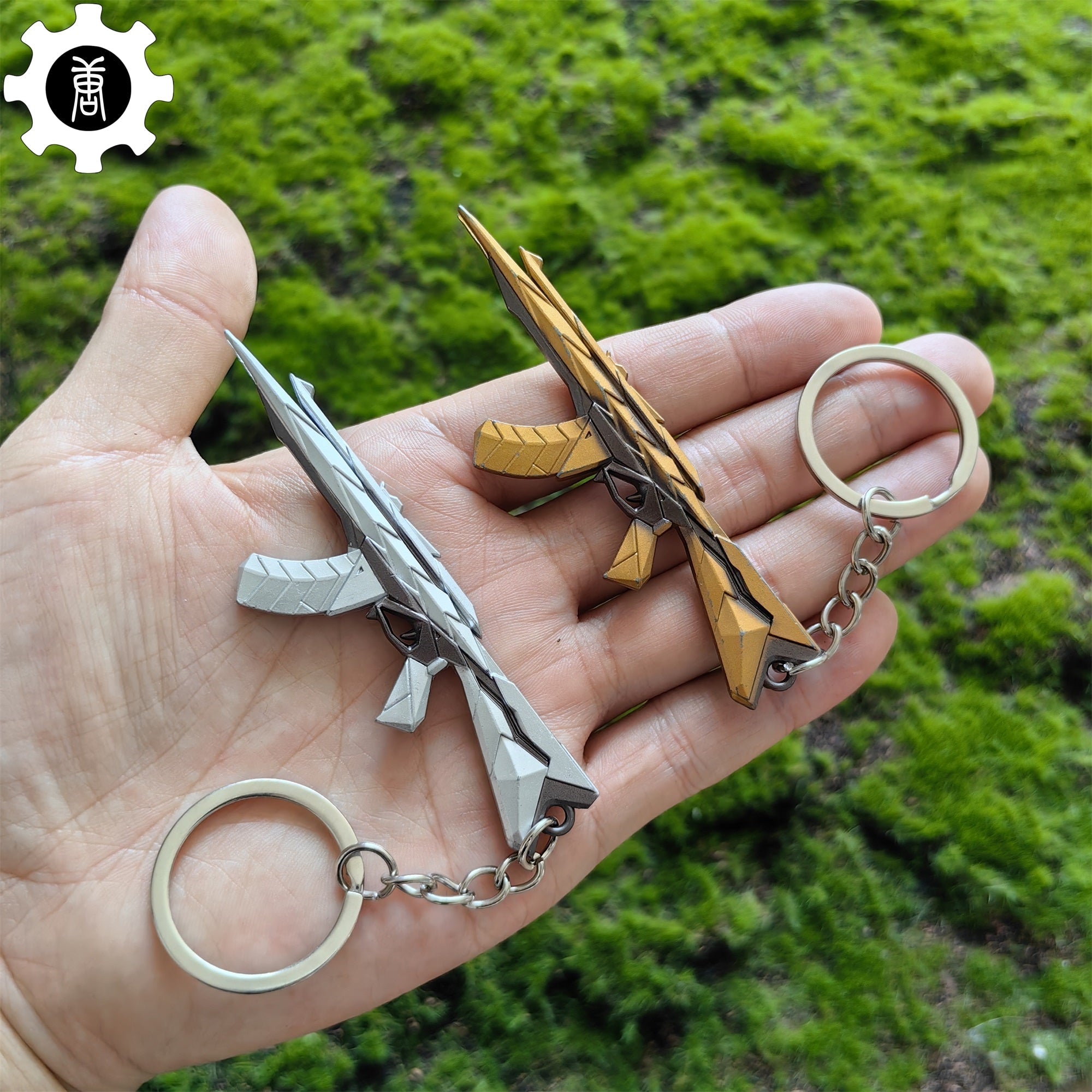 Metal Araxys Vandal Gun Tiny Keychain Pendant 2 In 1 Pack - Tophatter Daily Deals