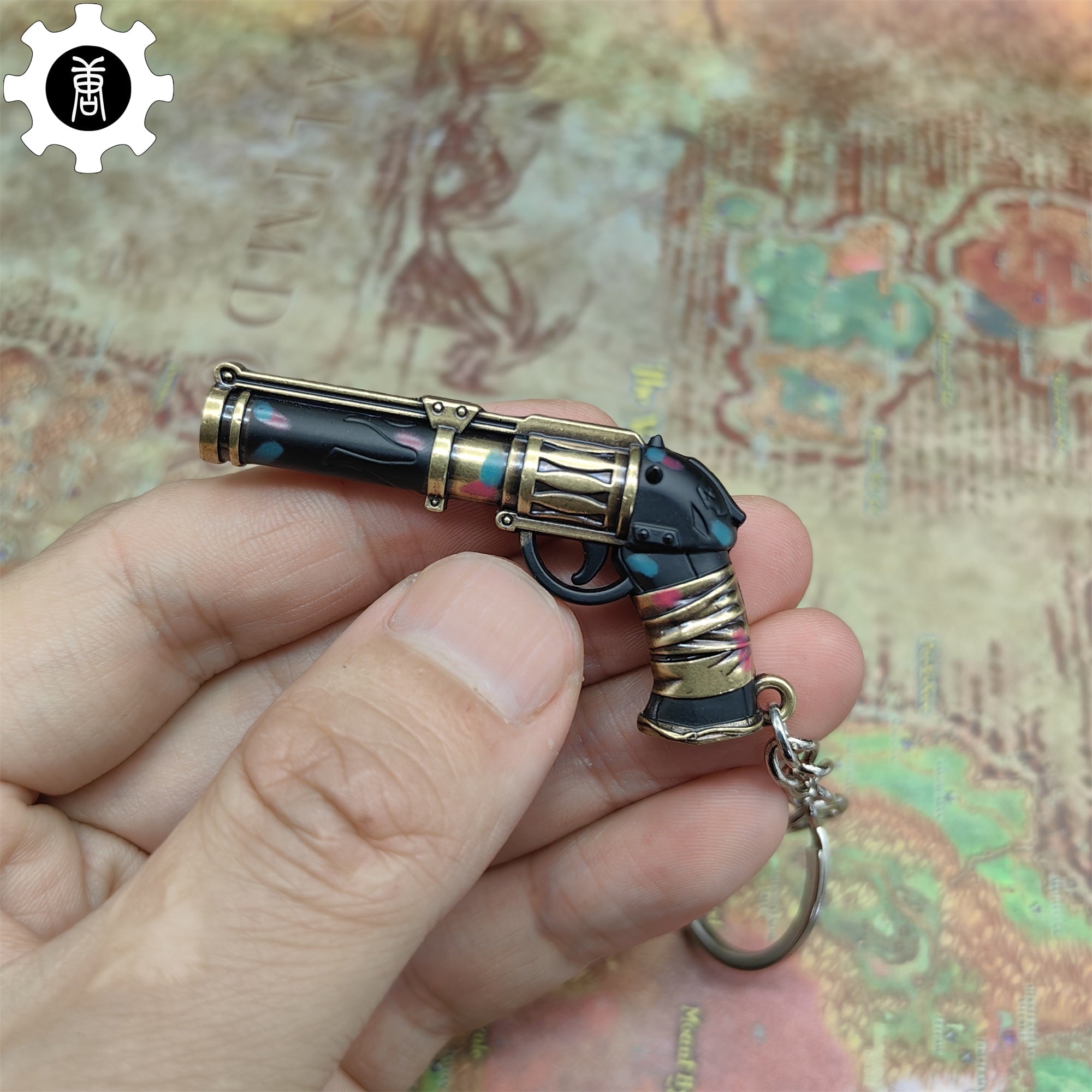 Val Metal Arcane Sheriff Gun Keychain Backpack Pendant - Tophatter Daily Deals