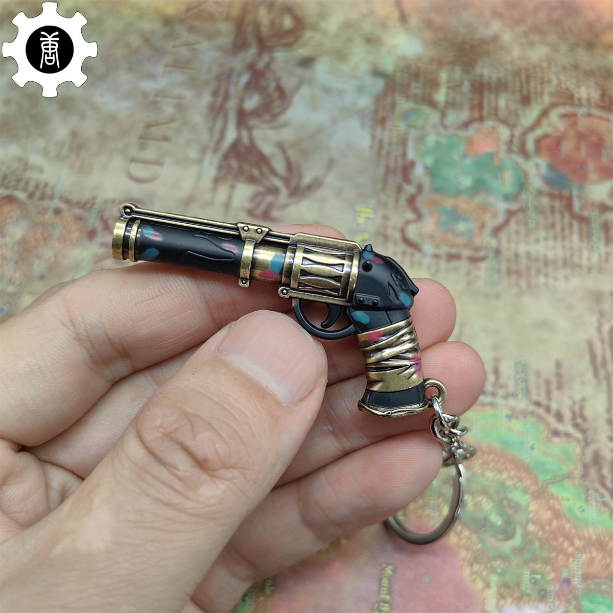 Val Metal Arcane Sheriff Gun Keychain Backpack Pendant - Tophatter Daily Deals