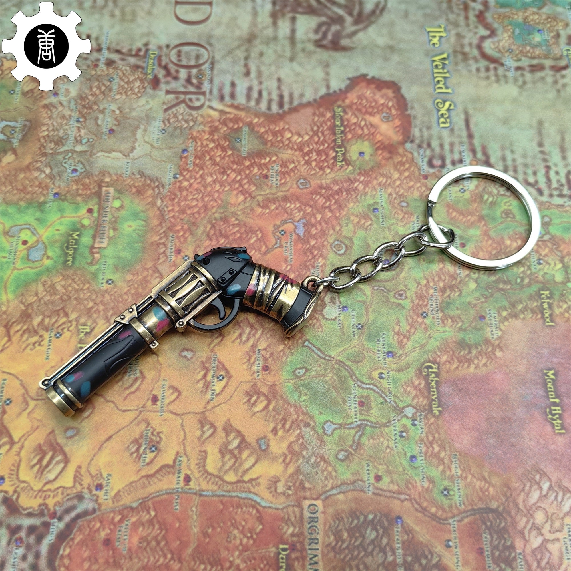 Val Metal Arcane Sheriff Gun Keychain Backpack Pendant - Tophatter Daily Deals
