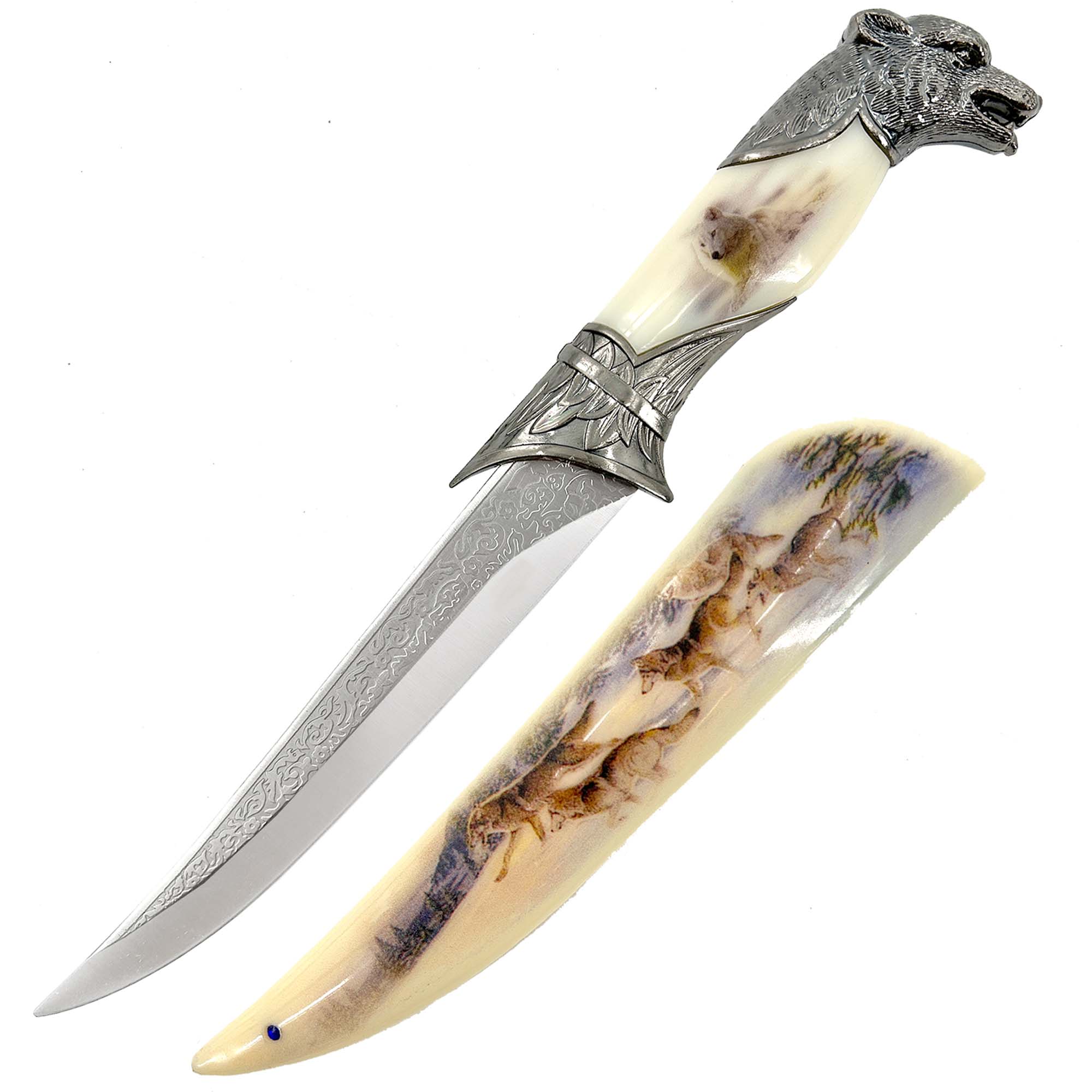 Arctic Wolf Dagger Daggers - Tophatter Daily Deals