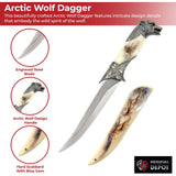 Arctic Wolf Dagger Daggers - Tophatter Daily Deals