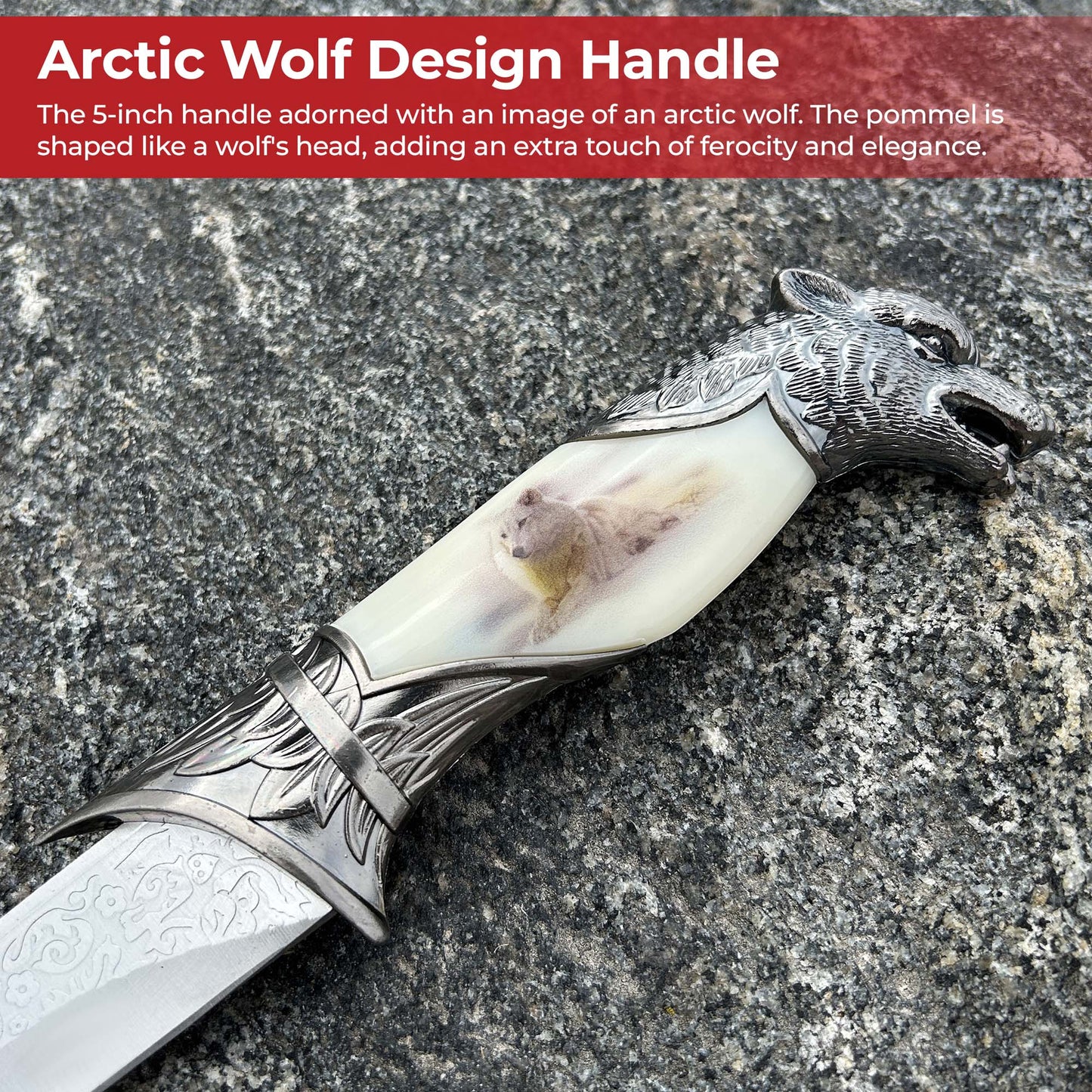 Arctic Wolf Dagger Daggers - Tophatter Daily Deals