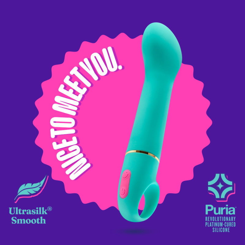 Aria Flirty Af Teal 16.5 Cm Vibrator > Sex Toys For Ladies > G-Spot Vibrators - Tophatter Daily Deals
