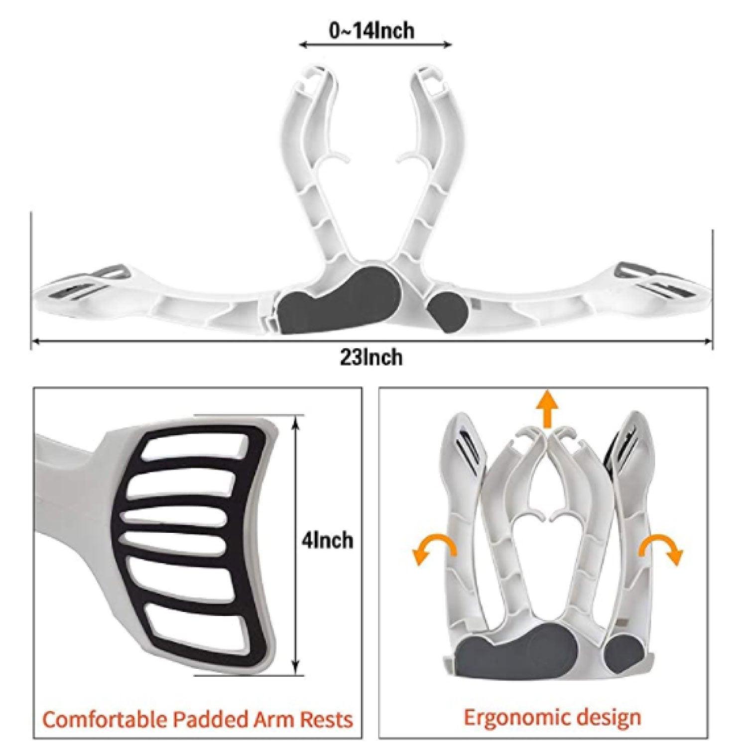 Arm Workout Machine - Arm Exercise Equipment Upper Body Arm Workout Machines with 3 System Resistance Training Bands for Women Strength Training Fitness - Tophatter Daily Deals