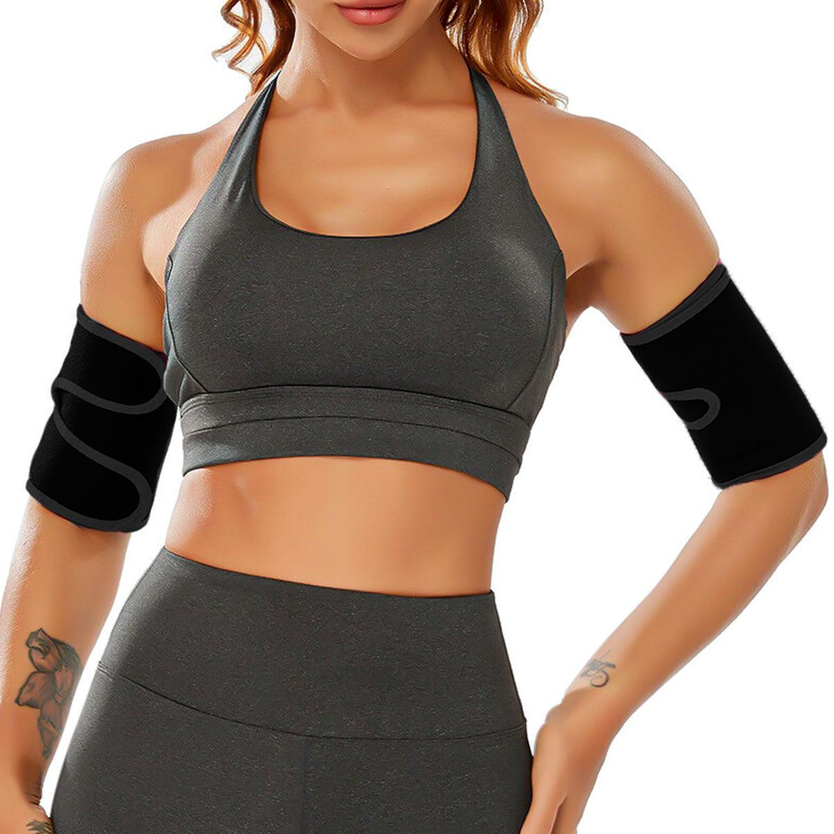Shapewear for Arms UK - Arm Trimmers Pair Master Arm Trimmers Pair Weight Loss Slimmer Wraps - Men & Women Sauna Neoprene Gym Exercise Compression Exercise & Fitness - Tophatter Daily Deals
