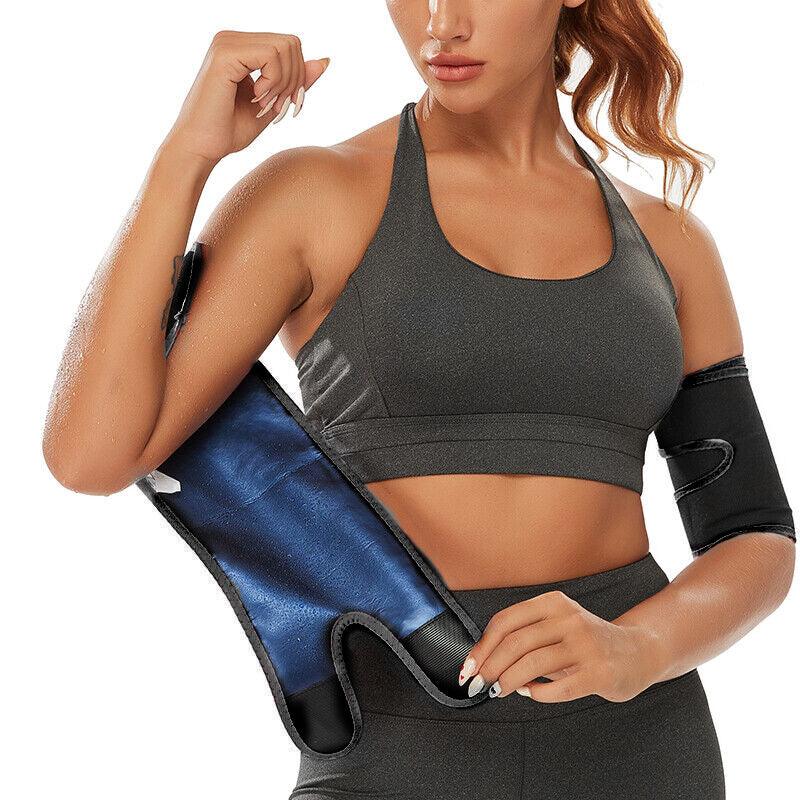 Shapewear for Arms UK - Arm Trimmers Pair Master Arm Trimmers Pair Weight Loss Slimmer Wraps - Men & Women Sauna Neoprene Gym Exercise Compression Exercise & Fitness - Tophatter Daily Deals