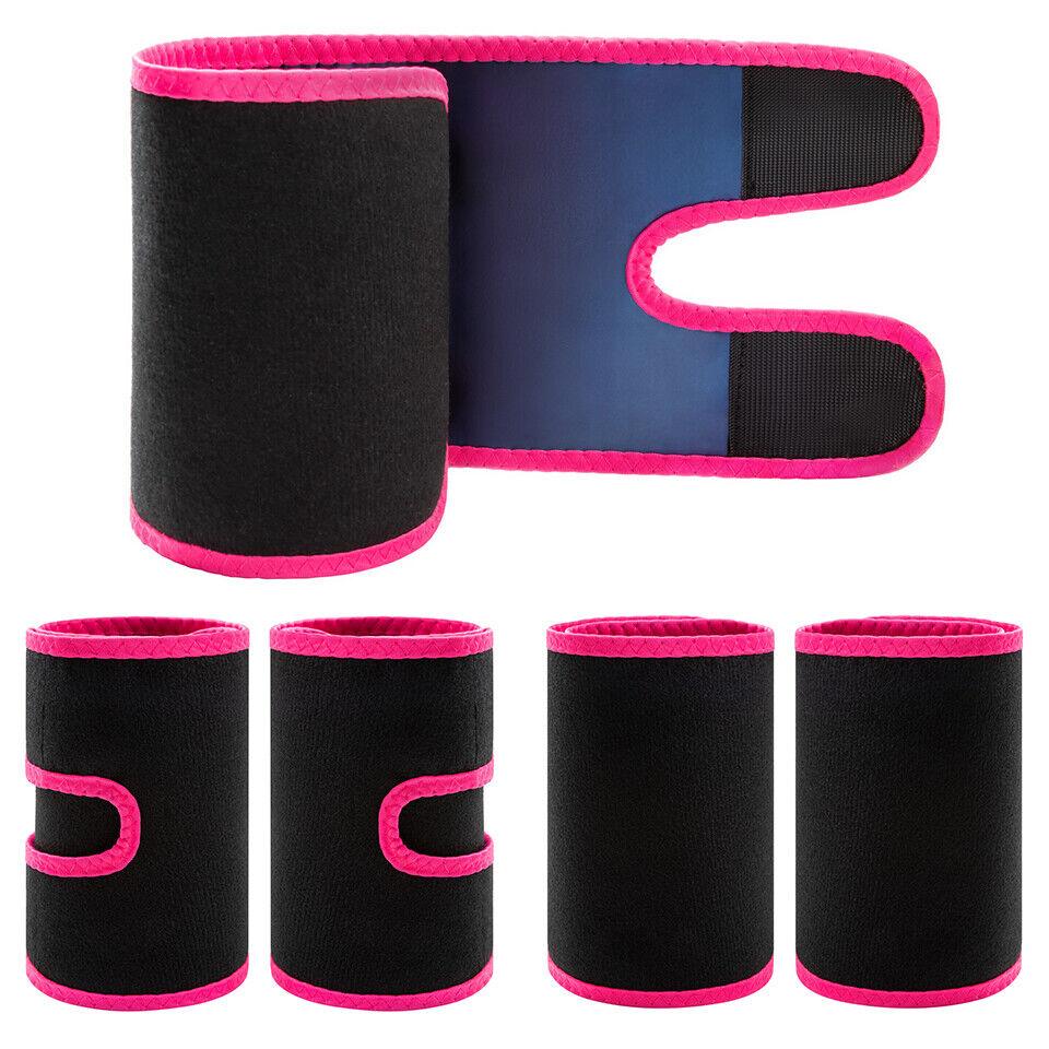 Shapewear for Arms UK - Arm Trimmers Pair Master Arm Trimmers Pair Weight Loss Slimmer Wraps - Men & Women Sauna Neoprene Gym Exercise Compression Medium Pink Exercise & Fitness - Tophatter Daily Deals