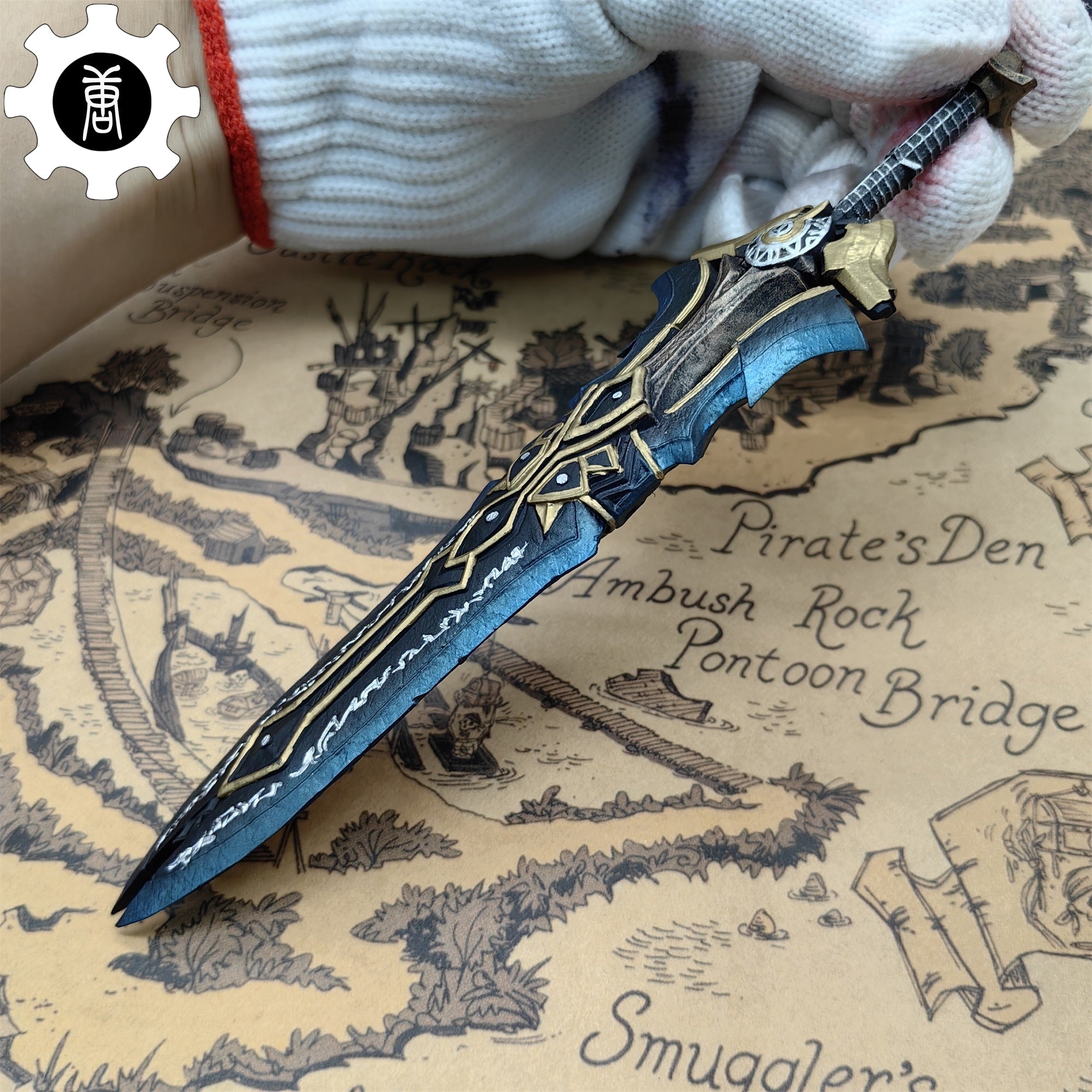 3D Printed 1: 12 Scale Armageddon Blade Replica - Tophatter Daily Deals