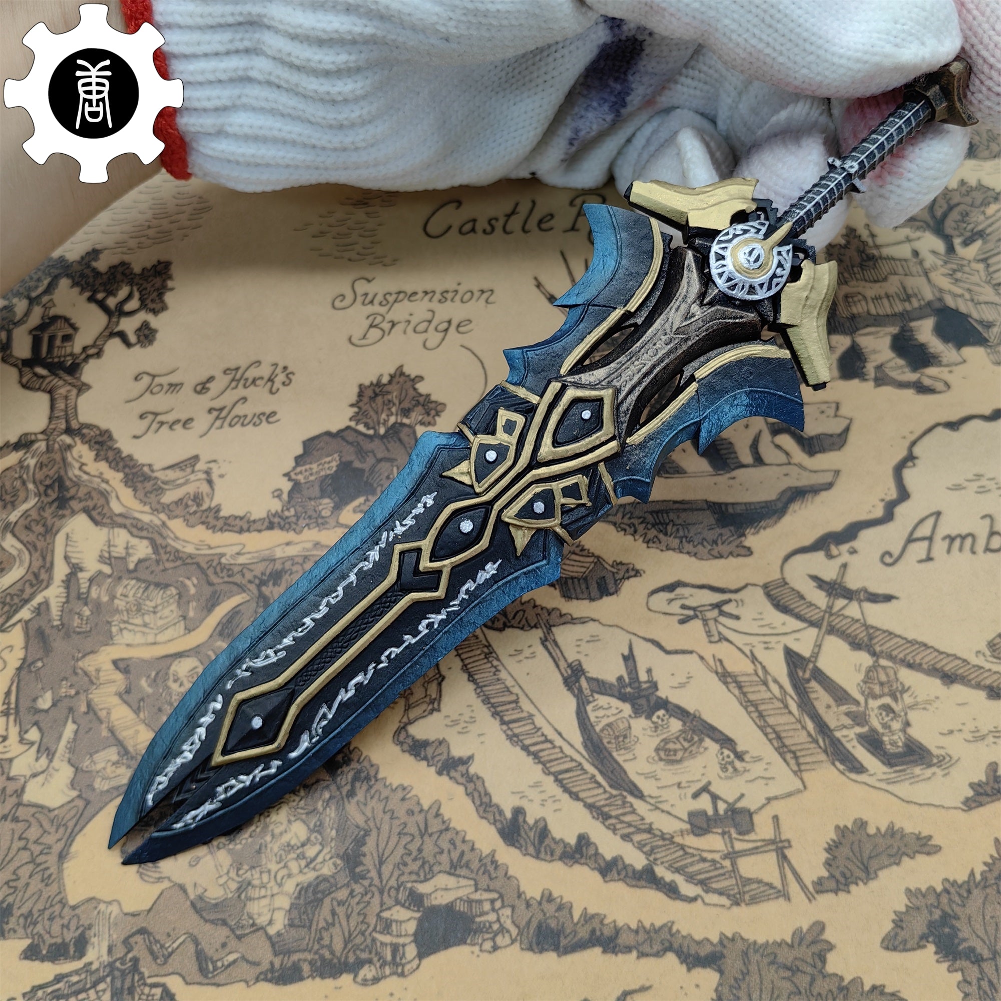 3D Printed 1: 12 Scale Armageddon Blade Replica - Tophatter Daily Deals