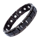 Arthritis Bracelet Mens - Magnetic Bracelet Therapy Weight Loss Pain Relief Bracelet Black Personal Care - Tophatter Daily Deals
