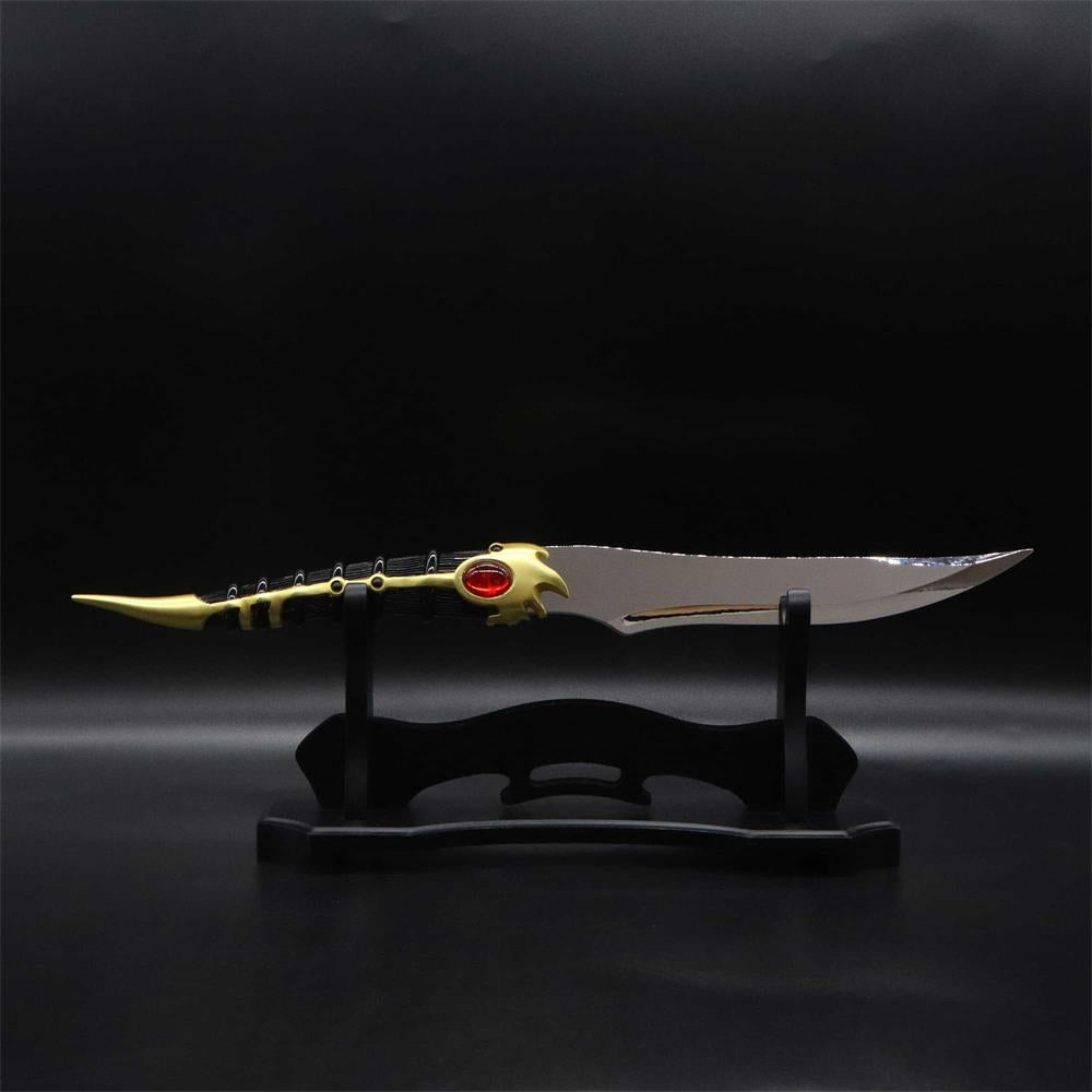 Arya Stark Valyrian Steel Dagger Catspaw Dagger Alloy Blunt Blade 1:1 Replica Dagger With Holder - Tophatter Daily Deals