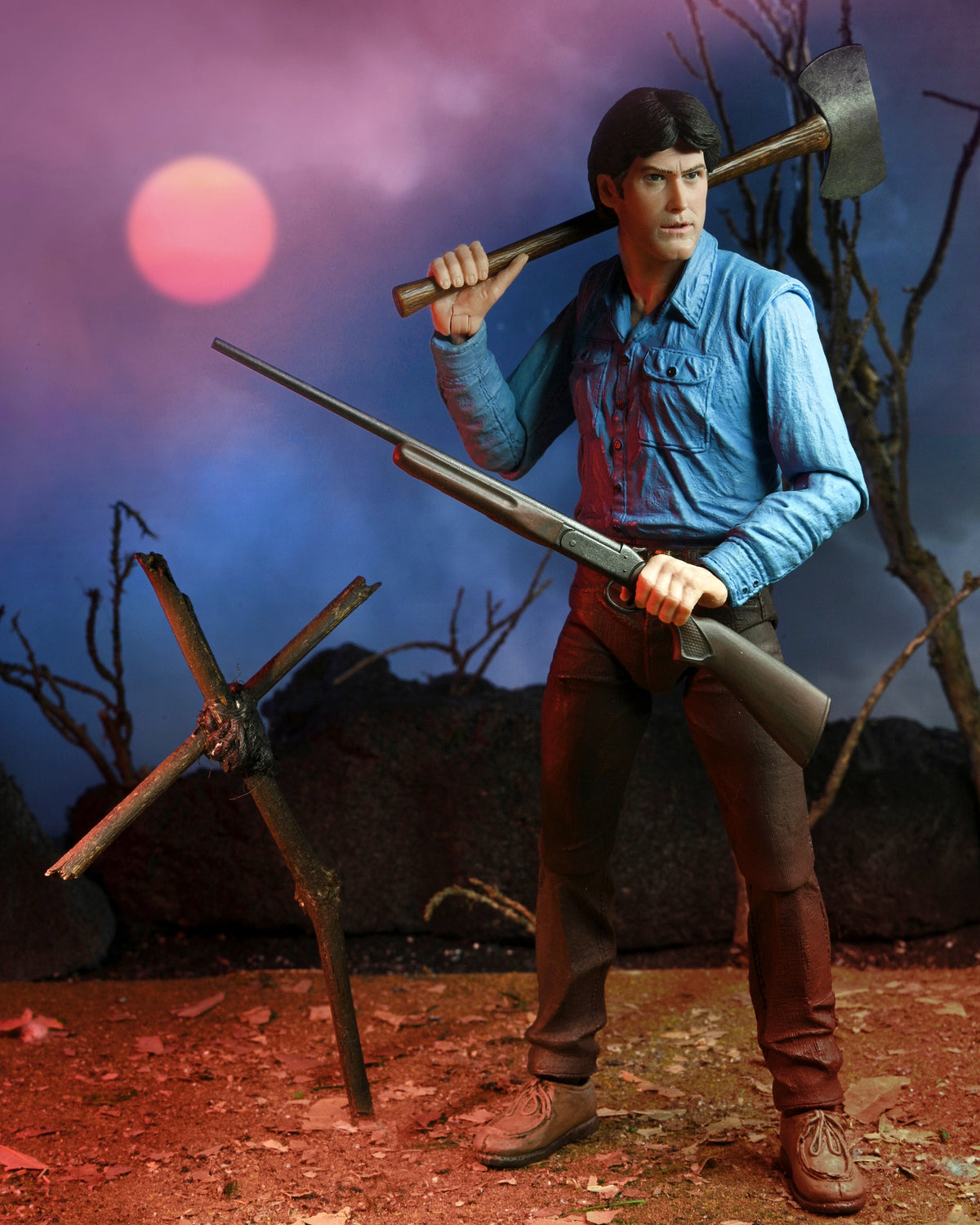 Evil Dead 40th Anniversary – Official NECA Ultimate Ash Action Figure Action Figure - Tophatter Daily Deals